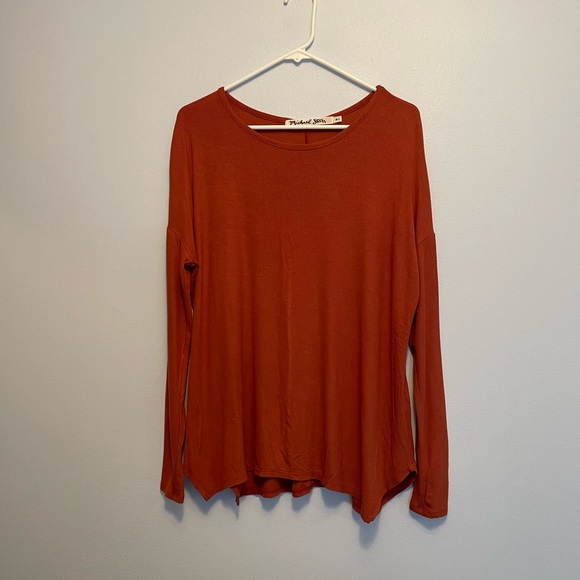 Michael Stars Tops - Michael Stars Anthropologie Ribbed Long Sleeve Top - Size M/L